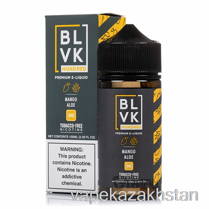 Vape Kazakhstan Mango Aloe - BLVK - 100mL 0mg